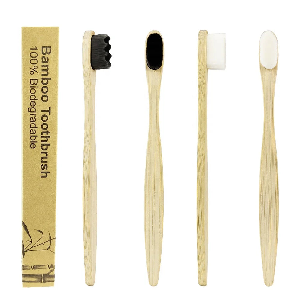 Super Soft 10000 Bristles Bamboo Toothbrush New Design for Adults and Children Home Use