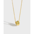 925 Sterling Silver Hollow Pendant Men Necklace 18K Gold Plated Couple Necklace Shell Shape Necklaces for Women Girls Wholesale
