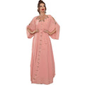 Robe Abaya Pliss Taille Longue Factory Wholesale 2022 Latest Dress Muslim Girs Turkey Dubai Ladies Off-the-shoulder Sexy Dress