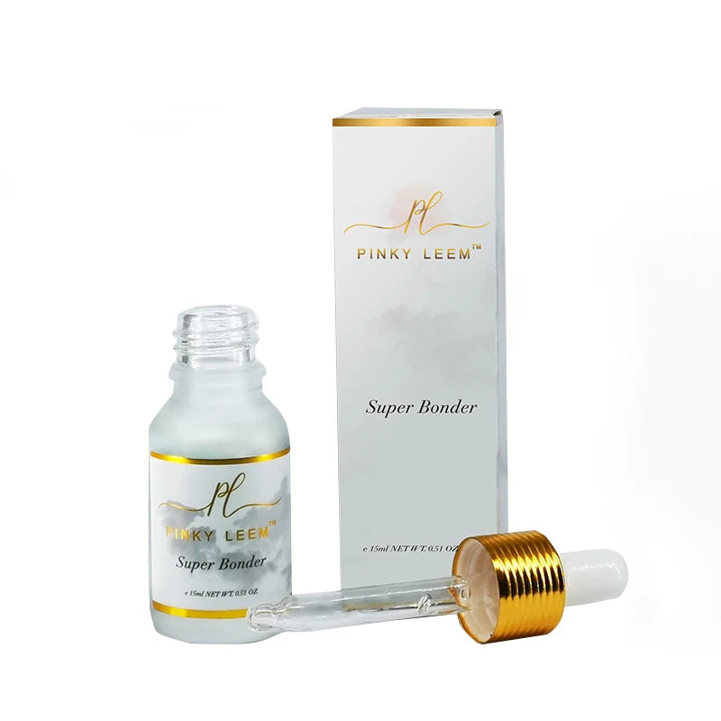 Pinky Leem Eyelash Super Bonder Low Humidity Korean Individual Clear Oil Resistant Eyelash Extension Glue for the Lash Bond
