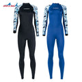 DIVE&SAIL UPF50+ Silk Screen Printed Anti-Jellyfish Women One-piece Back Zipper Rash Guard Surfing Protective Custom