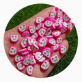 Pink Cherry Slices Slime Filler Soft Polymer Clay Sprinkles 500g Wholesale DIY Crafts Phone Shell Nail Art Decoration