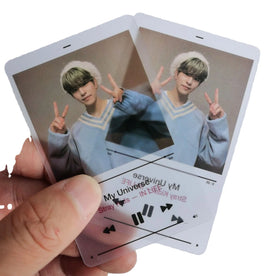 Custom Printing CR80 Clear Transparent PVC Business Card