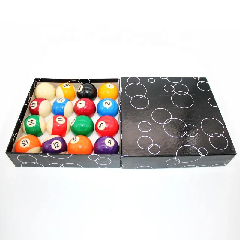 American 52.5mm 16-Piece Resin Pool Ball Set Snooker & Billiard Balls MegaBDM