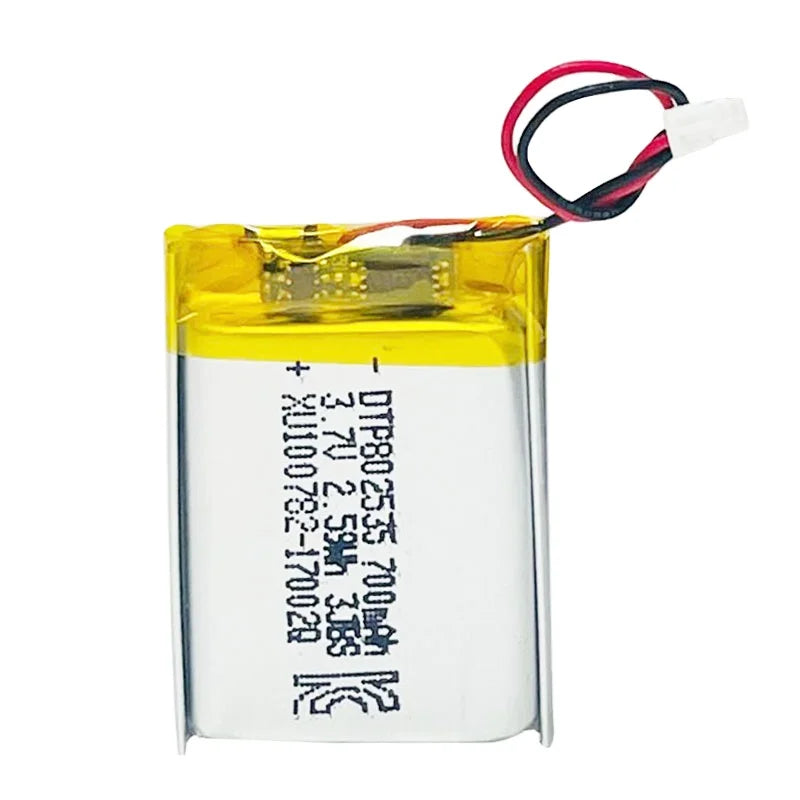 Wholesale Rechargeable Lithium-ion Battery 3.7v Lithium Battery 3.7v Lipo Battery 700mah with CE KC Certificate