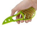 3 in 1 Multi-Functional Plastic Avocado Slicer Peeler & Cutter for Fruit