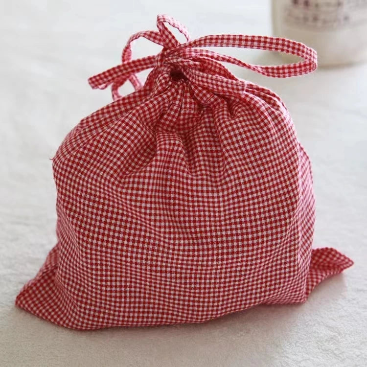 2023 Japanese Original Promotional Single Storage Drawstring Bag Organic Cotton Eco-Friendly Recyclable Shoe Bag Underwear