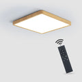 Modern 36W Smart LED Ceiling Lamp 2.4G Remote Control White Shade Square PC Body for Bedroom Residential Use Factory Whole Box