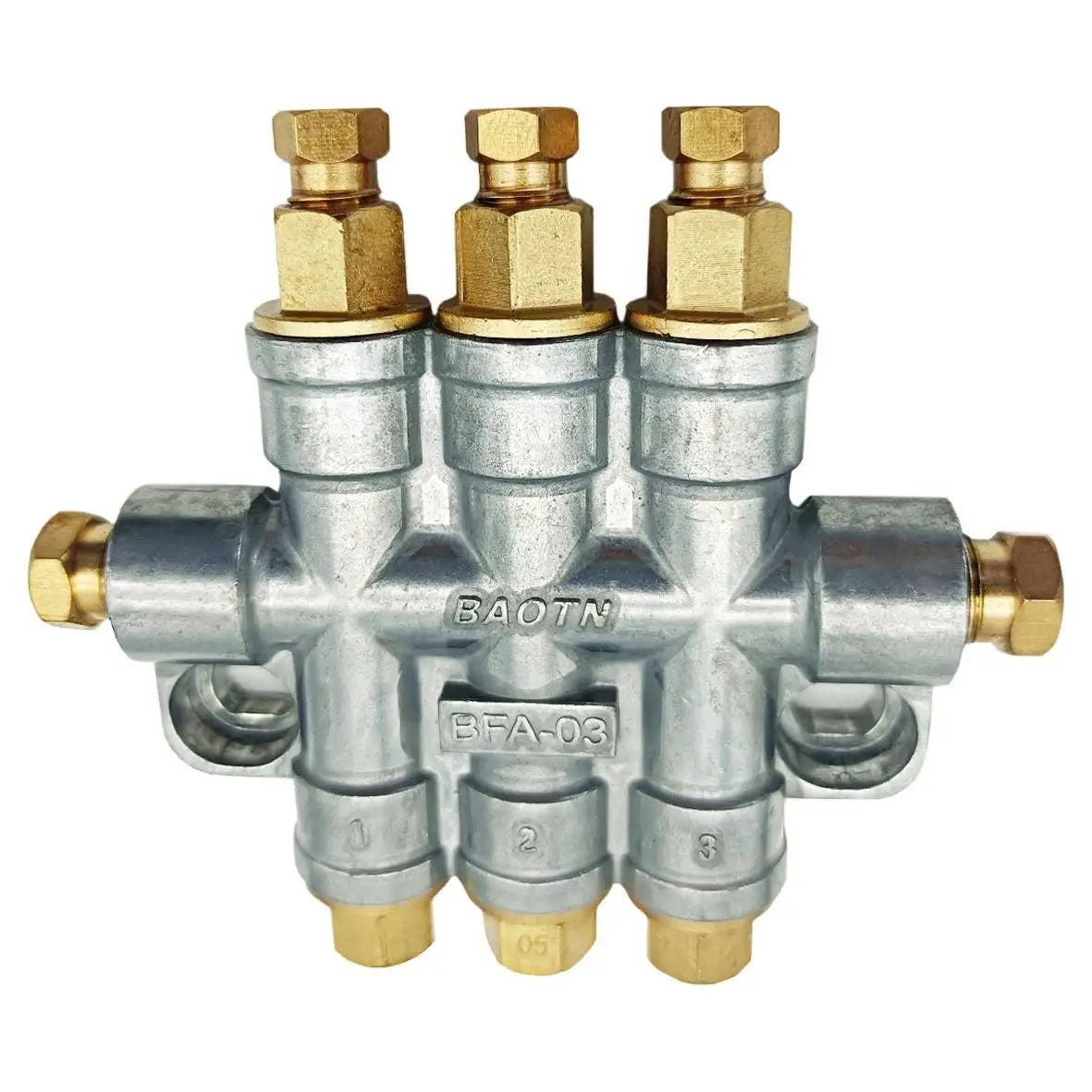 BAOTN Volumetric Oil Distributor BFA Quantified Decompression Dispenser with 3 Outlet Each 0.5cc/cycle
