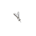Rabbit Ear  V Shaped Bails Top Cup Drilled Pins 925 Sterling Silver Pendent Bail with Eye Pin for Gems Pearl Jewelry Making