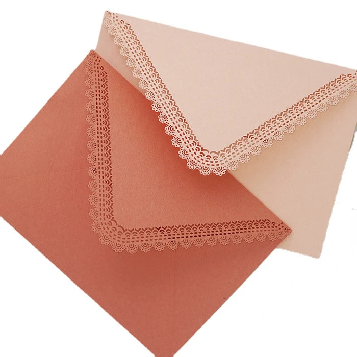 Creative Carved Lace Envelope Student Paper Envelopes Vintage Business Envelopes