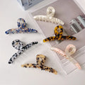 Factory Wholesale Girls Large Cellulose Hair Claw Elegant Aacrylic Acetate Hair Claw Clip for Women