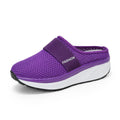 Women's Thick Bottom Lightweight Casual Shoes Resistant Non-slip Ladies Walking Shoes Convenient Outdoor One Foot Stirrup Shoes