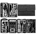 Baiyuheng Custom Good Quality Portable Camping Outdoor Survival Gear Tools Stainless Steel Six Piece Set