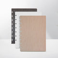 RINGNOTE A5 Pack30 PP Brushed Texture  HardCover Weekly Planner and Journal  Business Loose Leaf Disc Binding Notebook Cover