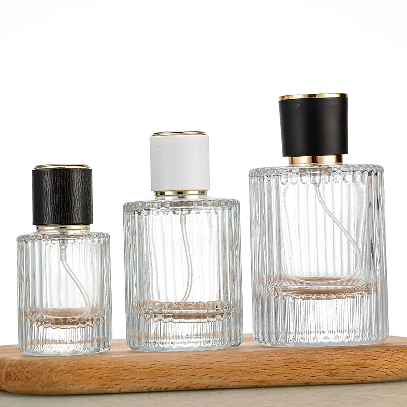 Wholesale Customization Perfume Glass Bottle 30ml 50ml 100ml Luxury Perfume Spray Bottle