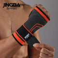 JINGBA Factory Sale OEM High Weightlifting Protect Palm Wristbands Sports Fitness Protection Wrist Hand Support for Gym Exercise