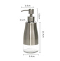 Modern Luxury 300ML Stainless Steel Hand Soap Dispenser Rustproof with Pump for Hotel Use Bathroom Accessories Plastic Material