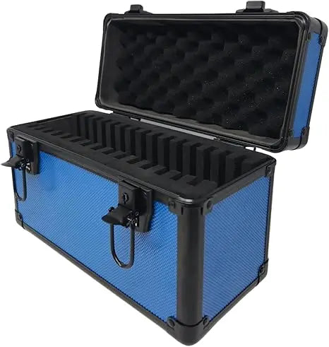 Precision Metal Slab Case | Durable Aluminum Chest for Graded Sports & Trading Cards | Graded Slab Storage Case Box