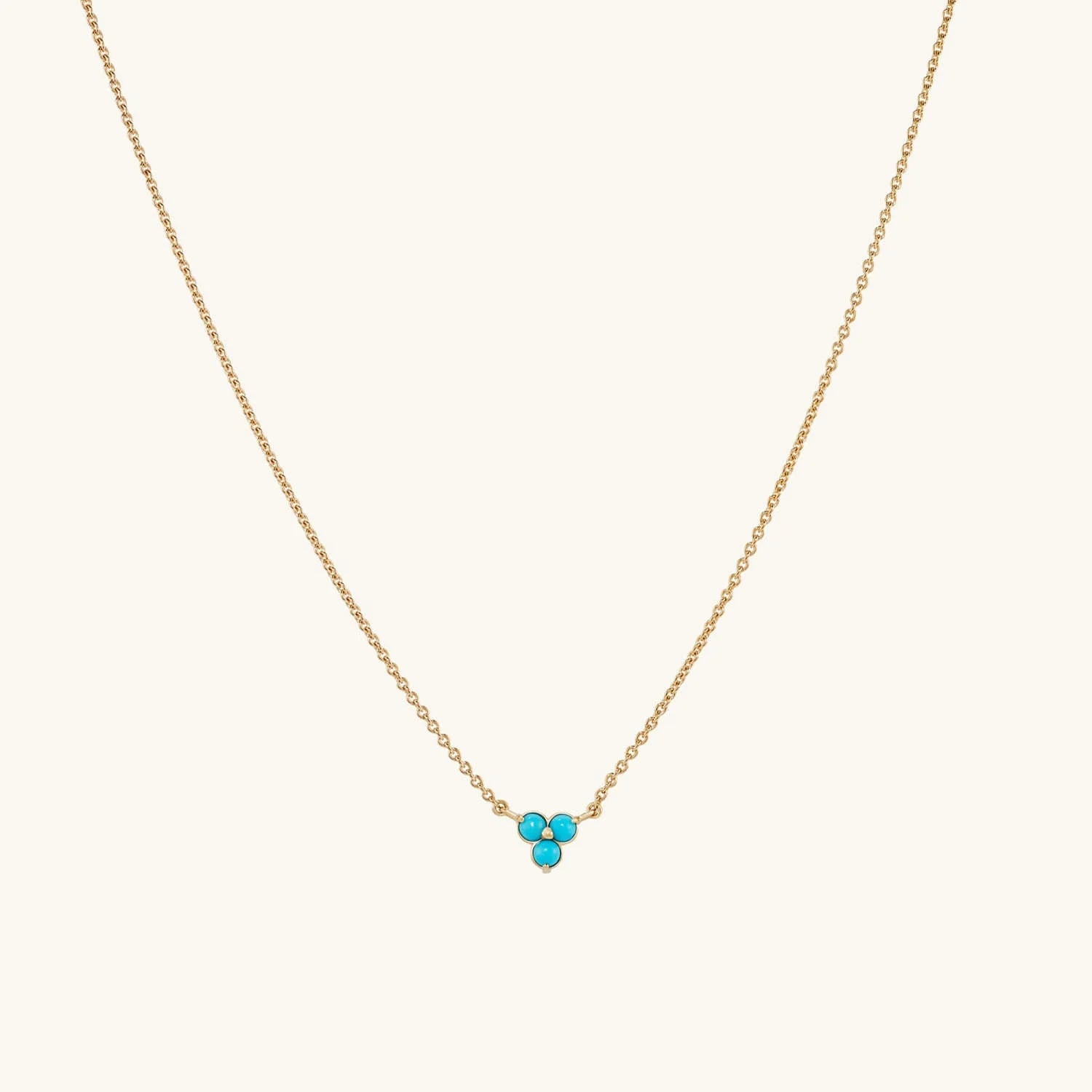 LOZRUNVE Gold Plated Fine Turquoise Stone Necklace Jewelry 925 Sterling Silver