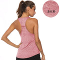 Hot Selling Women's Lady Girl's Base Solid Fitness Sports Training Yoga Vest tank Tops Gym Wear Singlets Vests