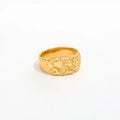 Non Tarnish & Waterproof  18k Gold Plated Rugged  Stainless Steel  Rings for Women Trendy Jewelry