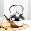 Customized Eco-Friendly Stainless Steel 1.2L-2L Polished Silver Whistling Water Kettle Pot Cover Gas Induction Ready Modern
