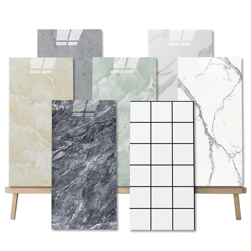 3d Foam Self Adhesive Wall Tiles Marble Effect Wallpaper Self-adhesive Stick Tiles