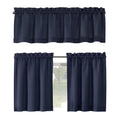 Short Half-Window Pinch Pleat Curtains Privacy Blackout Insulated Polyester Fabric Customizable Modern All-Season Bedroom Living