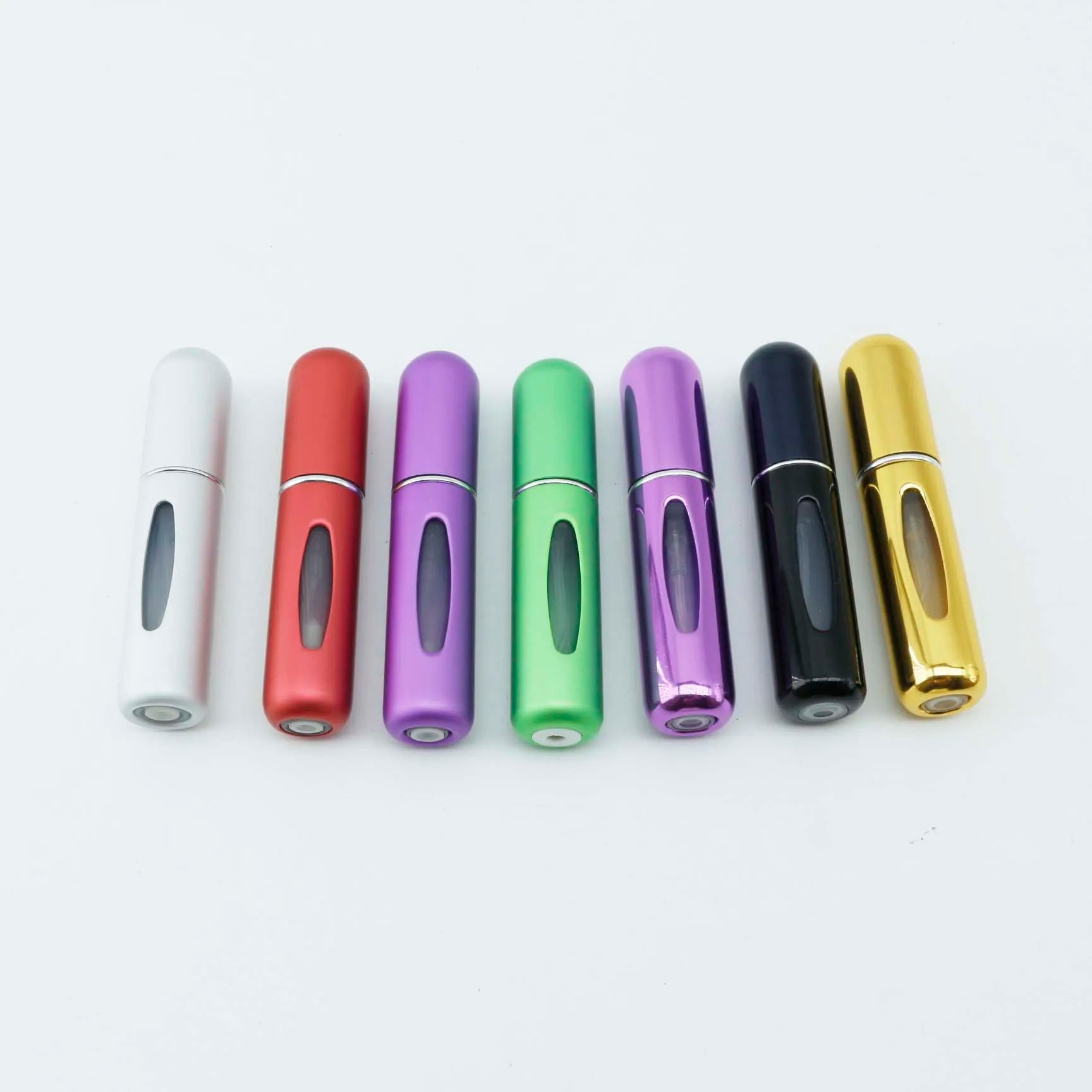 Refill 5ml Mini Perfume Atomizer Travel Refillable Portable Empty Aluminum Perfume Oil Spray Bottle