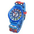 Children's Sport Cartoon PC Material Watches Fashion Kid Teaching Charm Type with PVC Band MegaBDM