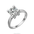 Wholesale Price New Design Classic 925 Sterling Silver Moissanite Diamond Wedding Engagement Jewelry Fine Rings for Women
