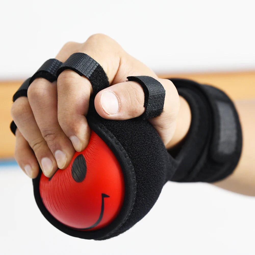 Genmine Hand Exerciser Grip Strengthener Squeeze Ball Finger Hand Grip Muscle Power Training Rubber Ball Rehabilitation Exercise