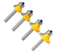 L-N275 6mm Round Over Edging Router Bit - 1/4"1/8''3/16"5/16'' Radius Straight Trimmer Cleaning Corner Round Bits