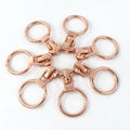 Deepeel ZT202 5# DIY Luggage Rose Gold Alloy Zipper Head High Quality Hardware Accessories for Garments and Home Textiles