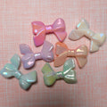 Butterfly Bow Acrylic Beads Loose Spacer Beads for Jewelry Making Diy UV Beads Vertical Hole 32mm