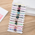 12 Pcs/Set Charm Multicolor Resin Woven Bracelet Boho Handmade Adjustable Rope Bracelets With Card Couple Friends Bracelet Set