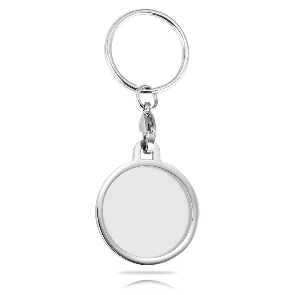 Creative Stainless Steel New Photo Phasable Box Accessories Keychain Source Manufacturers for Promotional Carabiners and Gifts