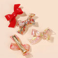 Mi Dairy Hot Sale Ins Simple Design Bow alligator Hair Clips 222349
