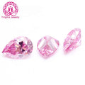 Loose Moissanite Diamond Light pink Moissanite Pear Cut Fancy Cut Pear Moissanite