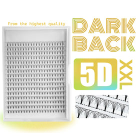 XXL Trays 5D Volume Lashes Hylong Raw Materials Premade Short Stem Fans Eyelash Extensions