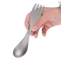 Titanium Spork Spoon Ultralight Cookware Portable for Outdoor Camping Picnic Accessories Hiking Travel 2in1 Tableware