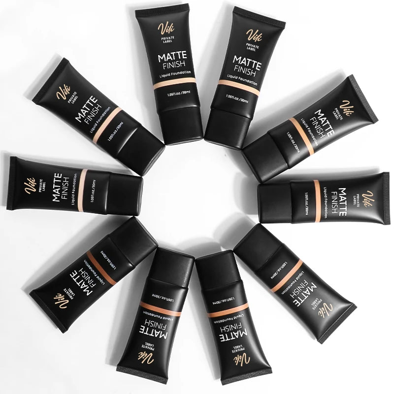 Fast Shipping Waterproof Long-lasting Vegan Foundation Makeup Foundation(new) for Black Women Private Label