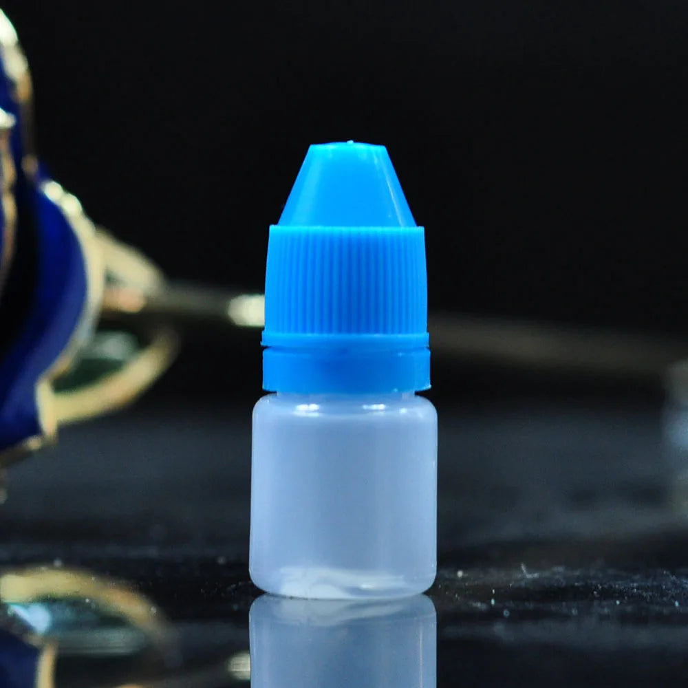 OBROU Free Sample Cheap Cosmetic Packaging Plastic Bottles 2ml 4ml PE Squeeze Dropper Bottle