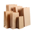 Grease-proof Disposable Sandwich Bread Dessert Baking Bag Customized logo Size Food Grade Packaging Paper Kraft bag