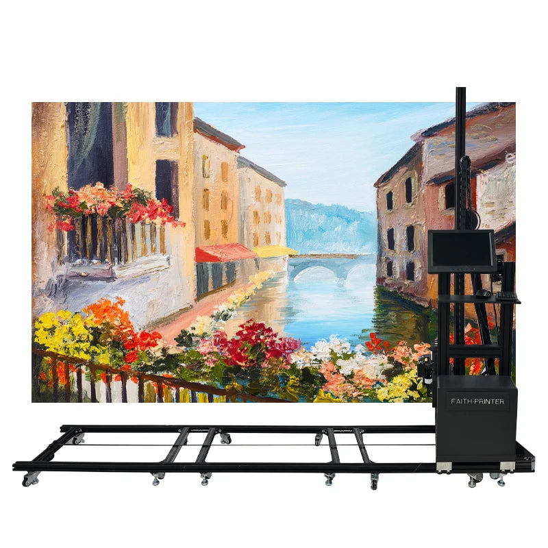 Faith 3D Effect Wall Printer for Printing Background on Office Home School Wall Price Vertical Painting Machine