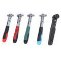 YUHANG 1/4-Inch Mini 40 Tooth Stubby Ratchet Quick Release Double Head DIY Carbon Steel Chrome Vanadium Steel 55-60 HRC Hardness