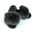 Spring Summer Female Fashion Fur for Slippers New European-American Style Fox Hair Inspired Household Use