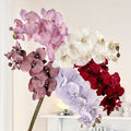 Artificial Flowers Phalaenopsis 90cm 10 Heads Orchid Flower for Decoration