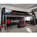 Sunshine Custom Outdoor Branded Commercial Trade Show Folding Big Tent Popup Gazebo Canopy Tent Aluminum Frame Free Design